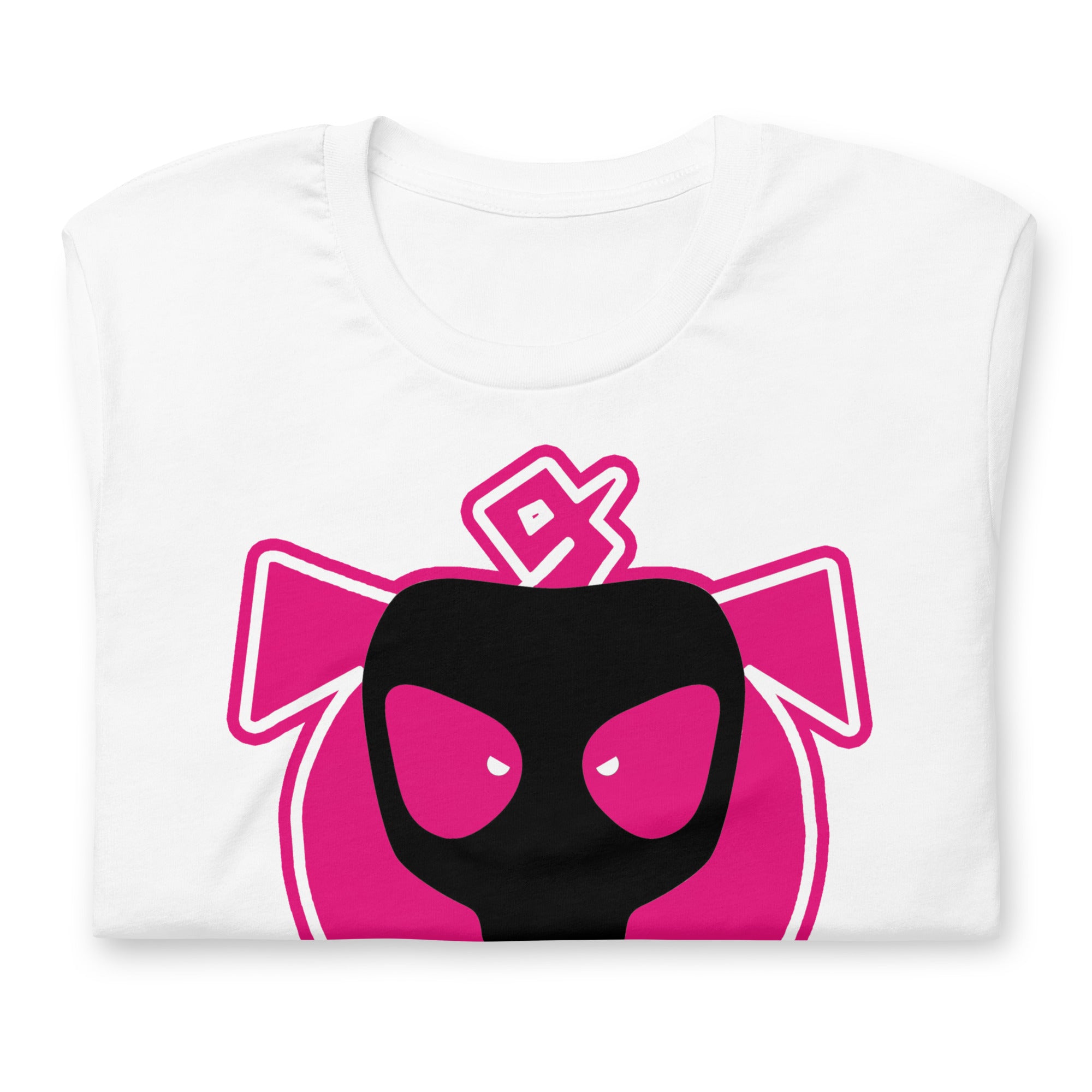 Gas Mask Piggy Shirt White Folded - BackRoomGear - your LGBTQI Gay Kink Apparel Store