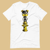 Hydrant-Pup-shirt white flat - backroomgear - your LGBTQI Gay Kink Apparel Store