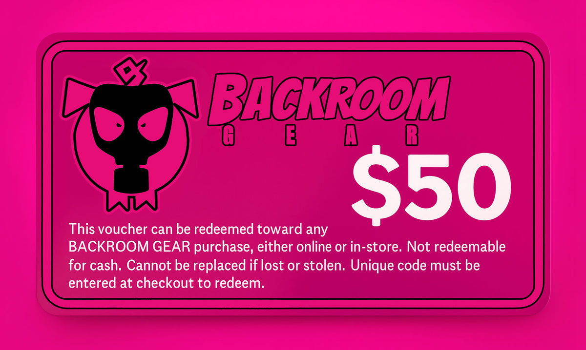 BackRoom Gear $50 Voucher