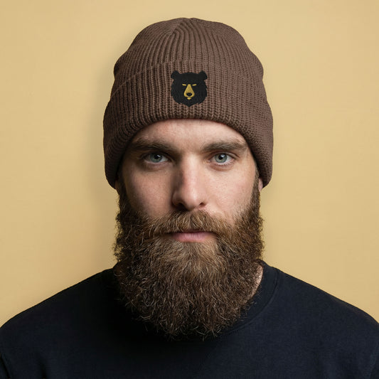 BEAR Beanie – Classic Bear Pride Ribbed Knit Hat