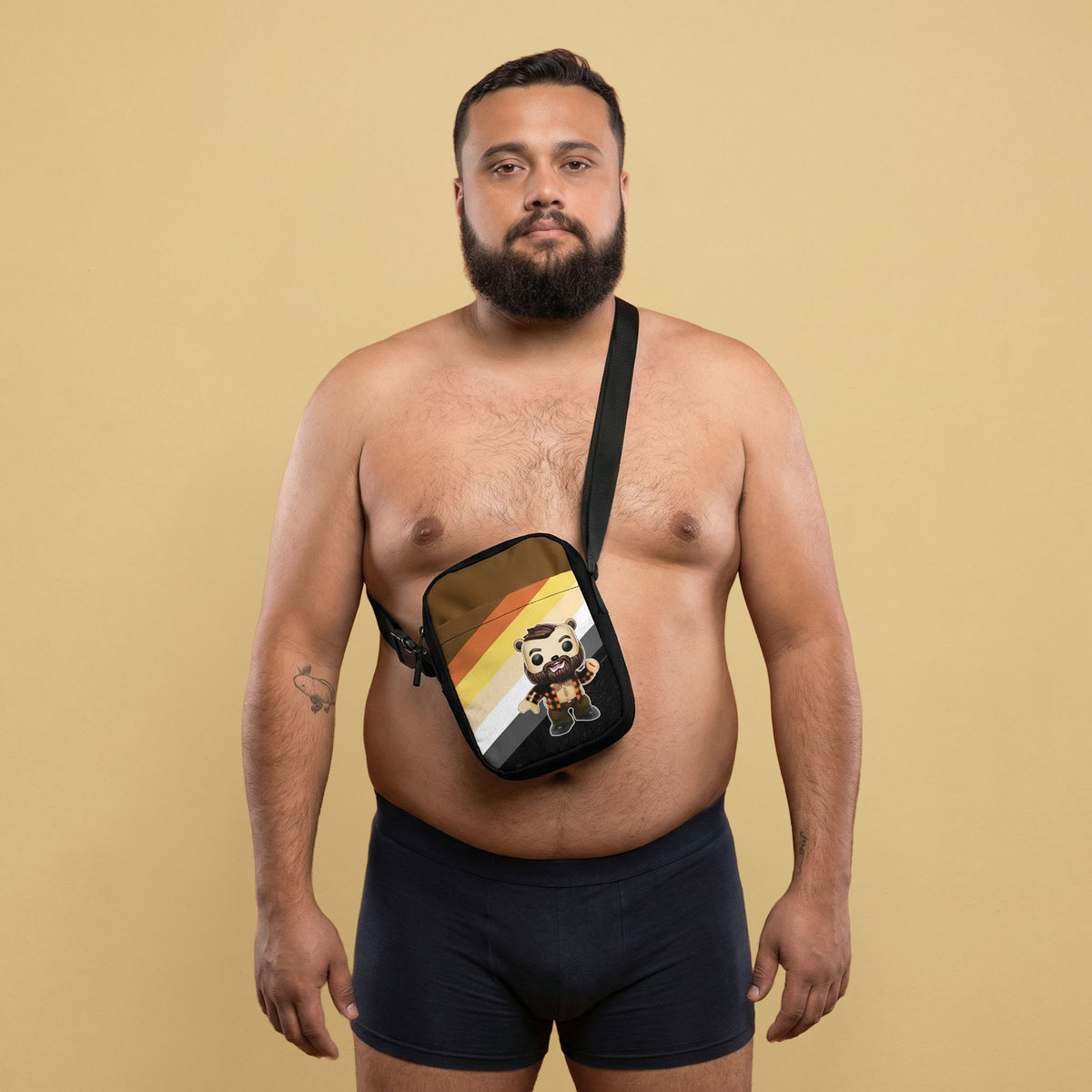 Bear Pride Party Essentials Bag – Gay Bear Crossbody Bag