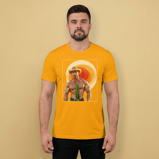 Cact-Ass Cowboy T-Shirt – Gay Western Pride Tee