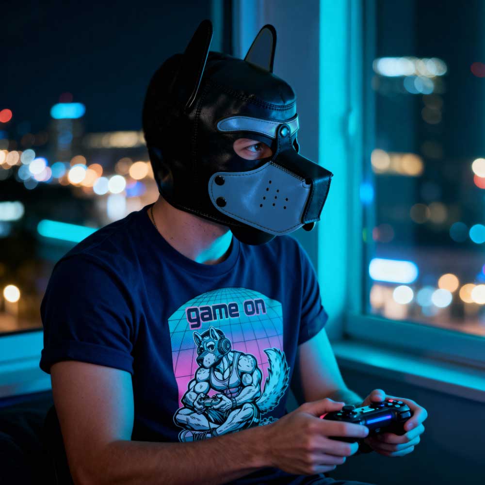 Game On Pup Shirt | Gamer Gay Pup Play T-Shirt