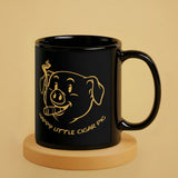 Happy Little Cigar Pig Mug – Funny Gay Leather Bar Coffee Mug