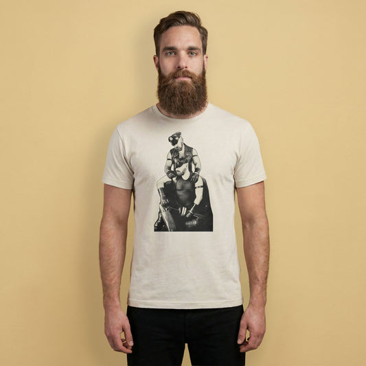 Leather Pride Daddy T-Shirt – Gay Leather Flag Dom Tee