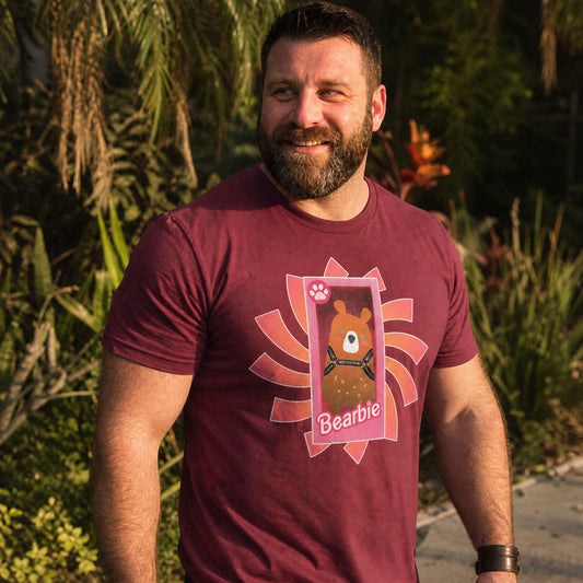 Boxed Bearbie T-Shirt – Gay Bear Pride Parody Tee
