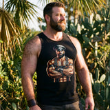 Sir Leather Alpha Muscle Shirt – Gay Dom Leather Daddy Tee