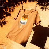 Bear Paddle Pop T-Shirt – Fun Gay Bear Pride Flag Tee