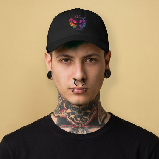 Pride Pig Cap | Black Gay Pride Printed Hat