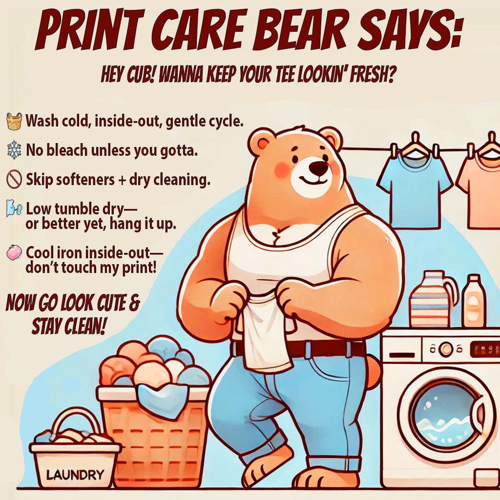 Leather Daddy Bear Muscle Shirt | Gay Pride Bear Community Tee
