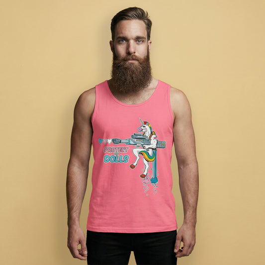 Protect the Dolls Tank – Trans Rights LGBTQ+ Pride Tank Top