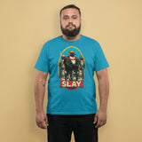 SLAY Penguin Kingdom Tee – Anti-Tariff Political Humor Shirt