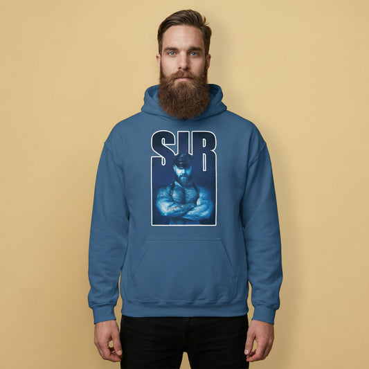 Sir Bear Leather Dom Hoodie – Gay Bear Kink Pullover