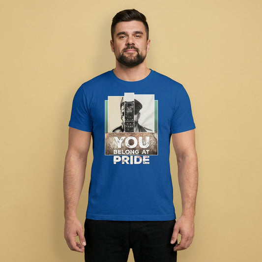 You Belong At Pride T-Shirt | Leather & Kink Pride Shirt