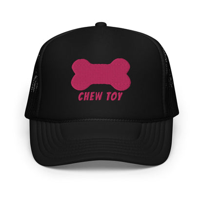 Chew Toy Pup Cap Pink front - BackRoomGear - your LGBTQI Gay Kink Apparel Store