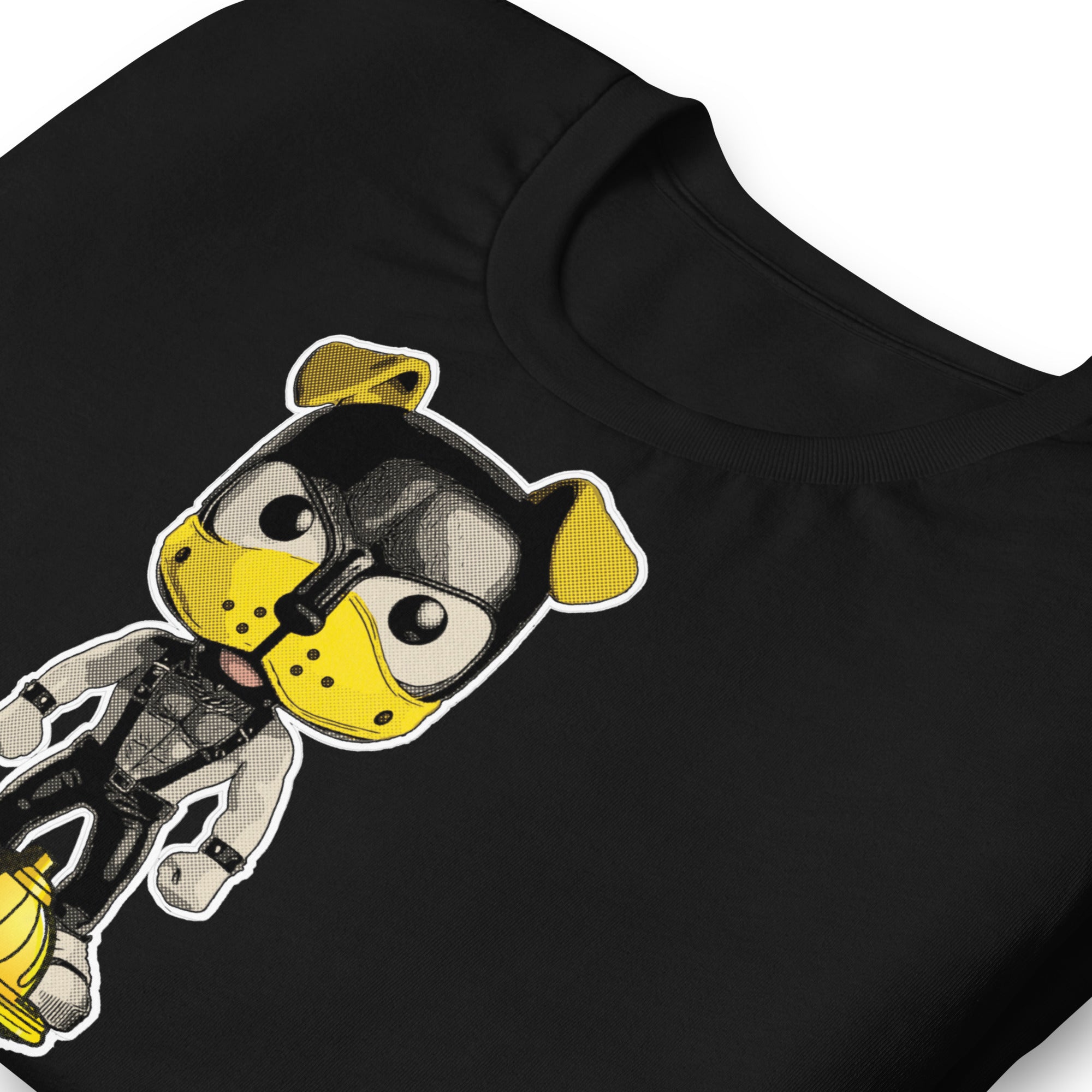 gay pup play kink tee black shirt