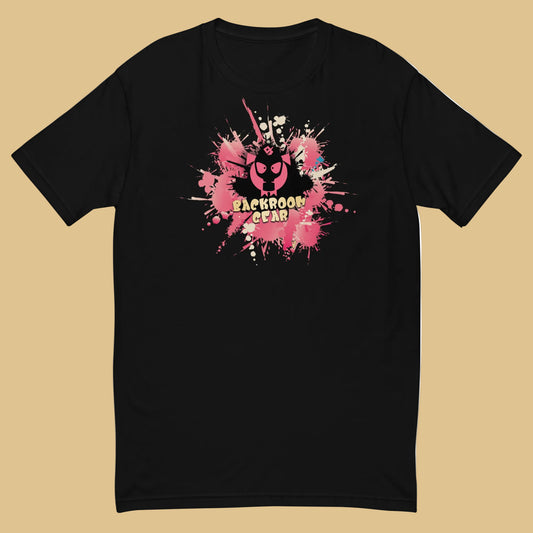 Backroom-Gear Logo Black T-Shirt-Flat-Backroom-Gear - your LGBTQI Gay Kink Apparel Store