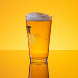 NOT PISS pint glass - watersports kink pride LGBTQ+ glass by BackRoomGear