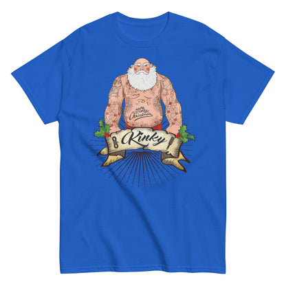 Kinky Santa Clause Christmas T-Shirt Funny Holiday Shirt Naughty Santa Design