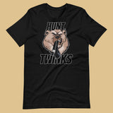 Gay bear daddy shirt Hunt Twinks design in black