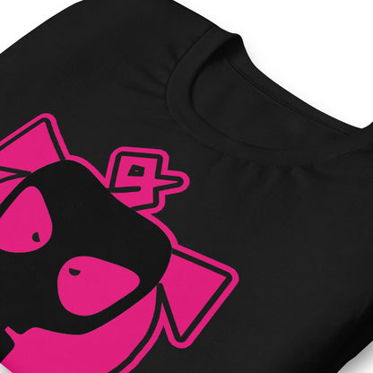 Gas Mask Piggy Shirt Black Folded zoomed - BackRoomGear - your LGBTQI Gay Kink Apparel Store