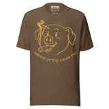 Happy Little Cigar Pig Shirt – Funny Gay Leather Bar Graphic Tee