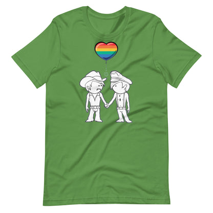Romeo & Julian Leaf T-Shirt Flat - BackRoomGear - your LGBTQI Gay Kink Apparel Store