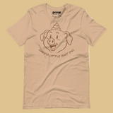 Happy Little Shit Pig T-Shirt