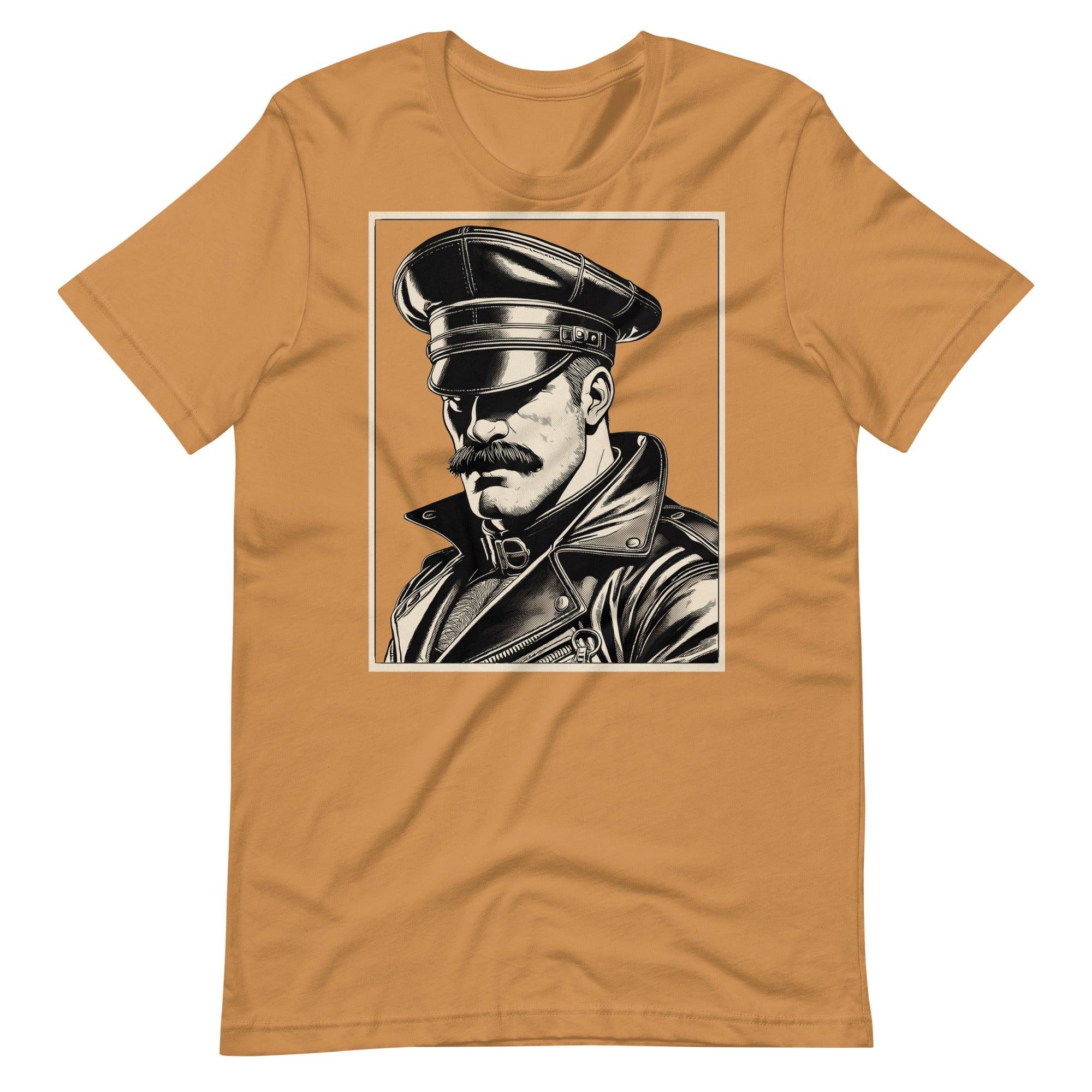 gay leather gear Leather Icon T-Shirt – Leather Daddy Gay Pride LGBTQ+ Tee