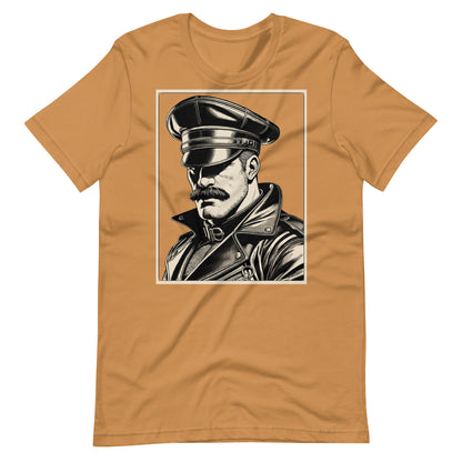Leather Icon T-Shirt Leather Daddy Design Gay Pride Apparel LGBTQ+ Tee