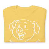 Folded yellow shirt - watersports kink pride LGBTQ+ tee by BackRoomGear