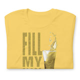 Fill-My-Glass-yellow gay fetish watersports shirt front graphic
